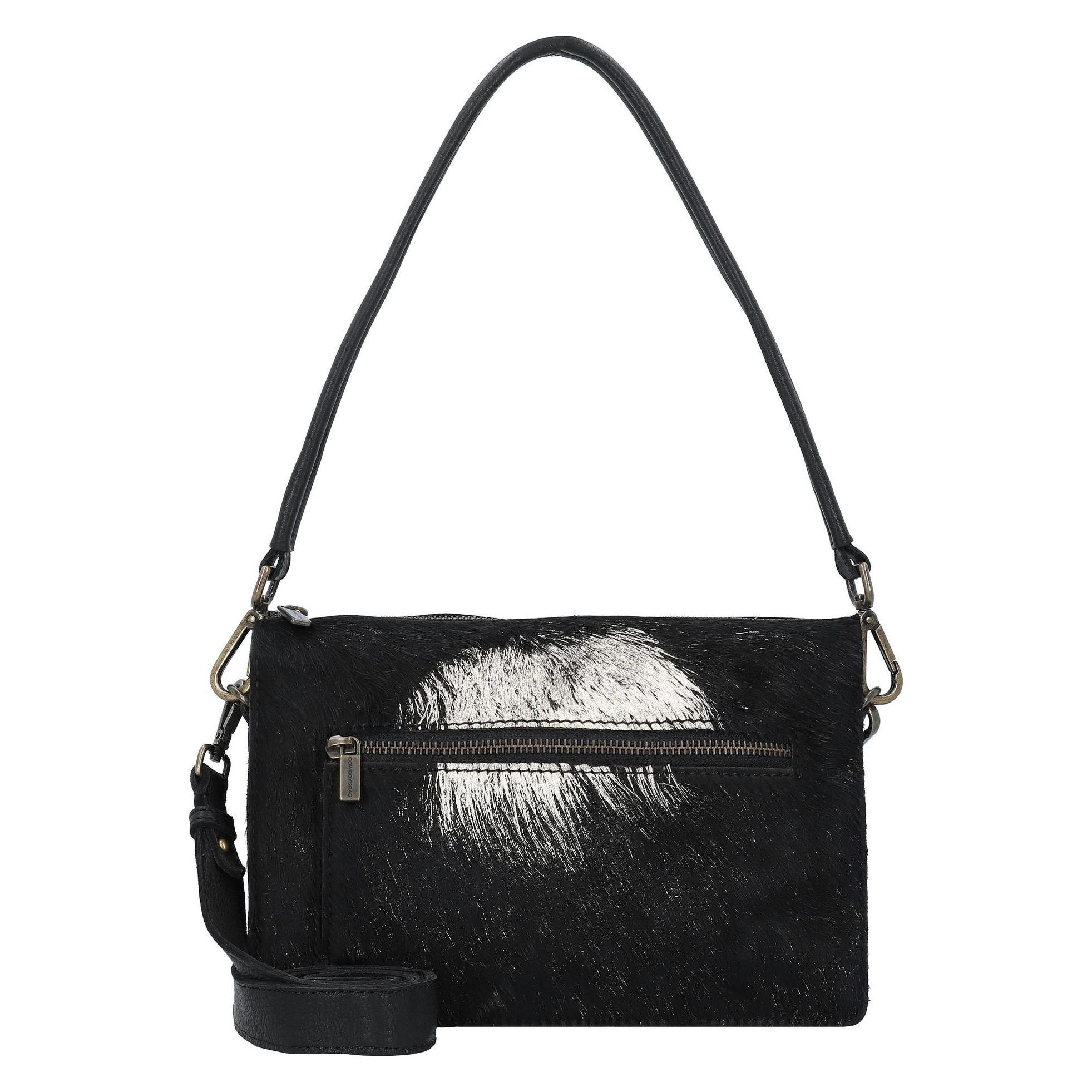 Cowboysbag, Damen, Handtasche, Bloomfield Umhängetasche Leder 27 Cm, Schwarz, Gold