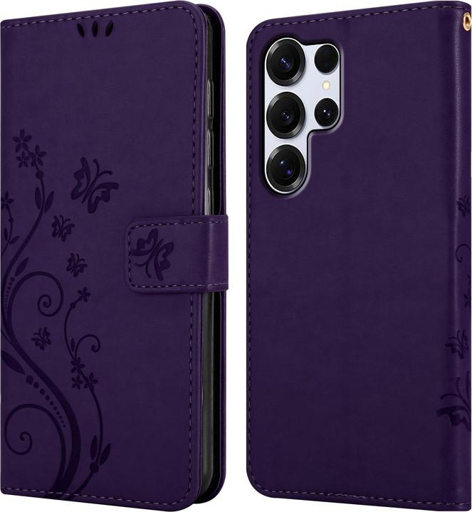 Produktbild Cadorabo Hülle für Samsung Galaxy S25 Ultra mit Blumen Muster (Samsung Galaxy S25 Ultra)