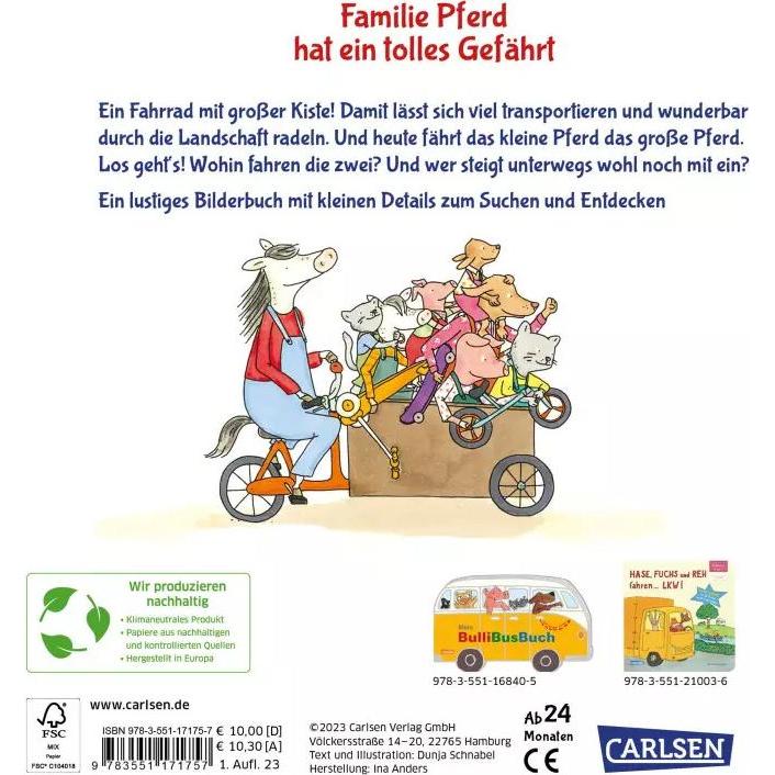 Thumbnail - Heute fährt das kleine... Pferd!, Kinderbücher von Dunja Schnabel