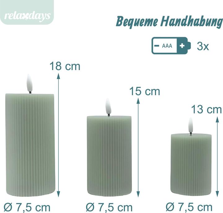 Immagine prodotto Relaxdays 3 c.LED (3x)