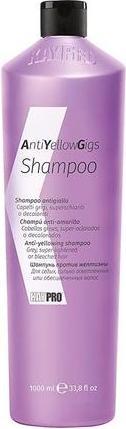 Produktbild Kay Color KEPRO Kay Pro No Yellow Gigs Anti-Yellow Shampoo für blondes, gebleichtes oder graues Haar 1000ml (1000 ml, Flüssiges Shampoo)