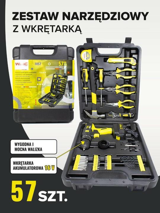 Actual product image MGA TOOL SET 57pcs. WITH SCREWDRIVERS (57 pieces)