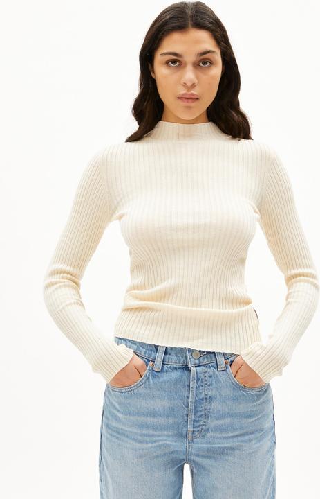 Immagine prodotto Armedangels Alaania Pullover Stand-Up Collar Oatmilk (XS)