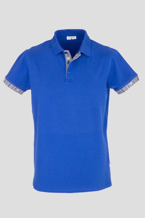 Produktbild Edelvetica Polo Shirt Edelweiss Krageninnenseite & Armabschluss Herren (M)