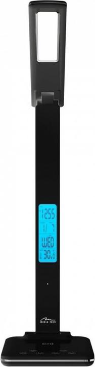 Actual product image Media-Tech LEDITOU - Energiją taupanti LED stalinė lempa su QI belaidžiu įkrovikliu. Apšviestas (750 lm)