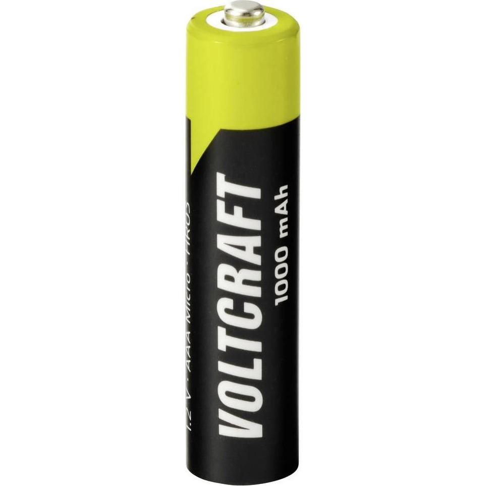 Thumbnail - Voltcraft VC-16043045 Micro (AAA)-Akku NiMH 1000 mAh 1.2 V 8 St. (8 Stk., AAA, 1000 mAh), Batterien + Akkus
