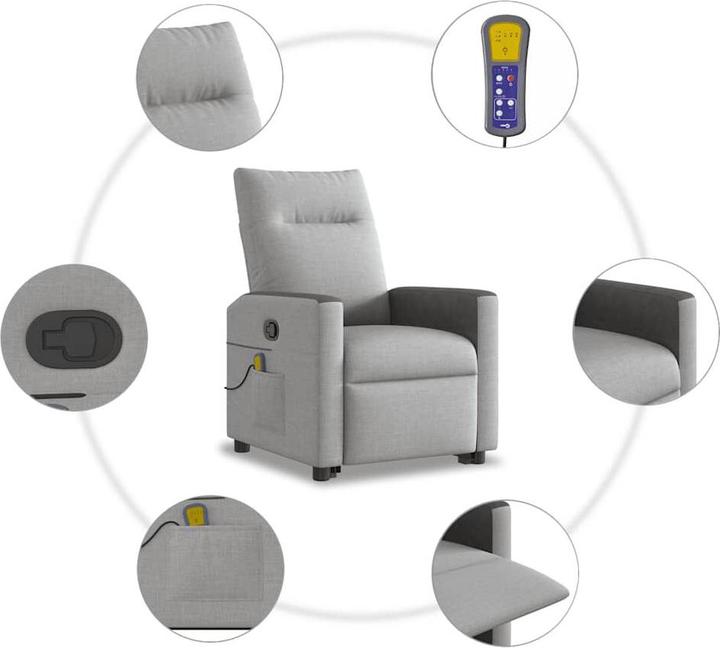 Image du produit vidaXL Massagesessel mit Aufstehhilfe