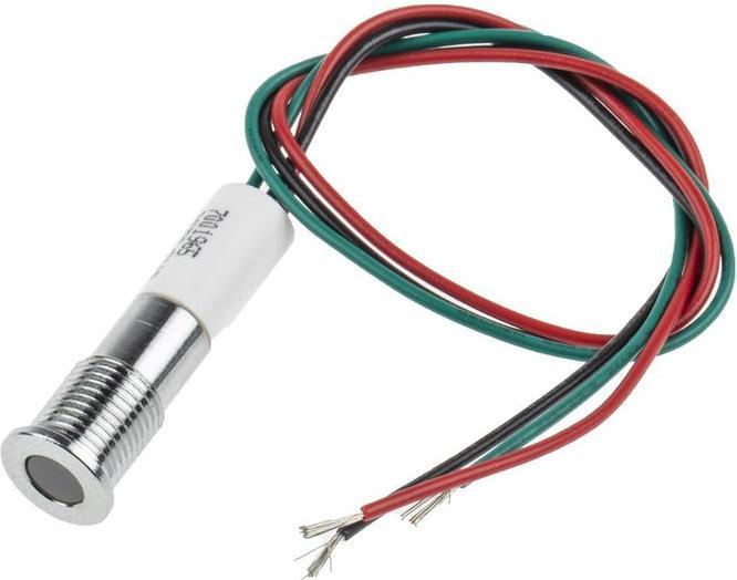 Produktbild RS PRO 8mm flush satin LED wires, 3colour 24Vdc