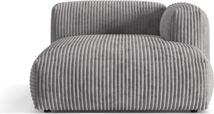 Image du produit Micadoni Chaise longue modulable droite, "Martina", 1 Place, 176x123x75 Fabriqué en Europe (Recamière)