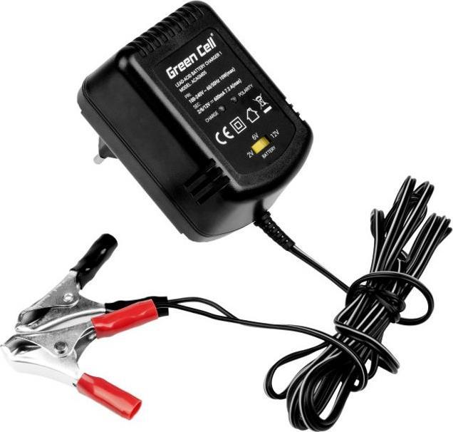 Actual product image GreenCell Charger (12V, 6V, 0.60 A)