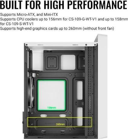 Image du produit AeroCool CS-109 (mATX, Mini-ITX)