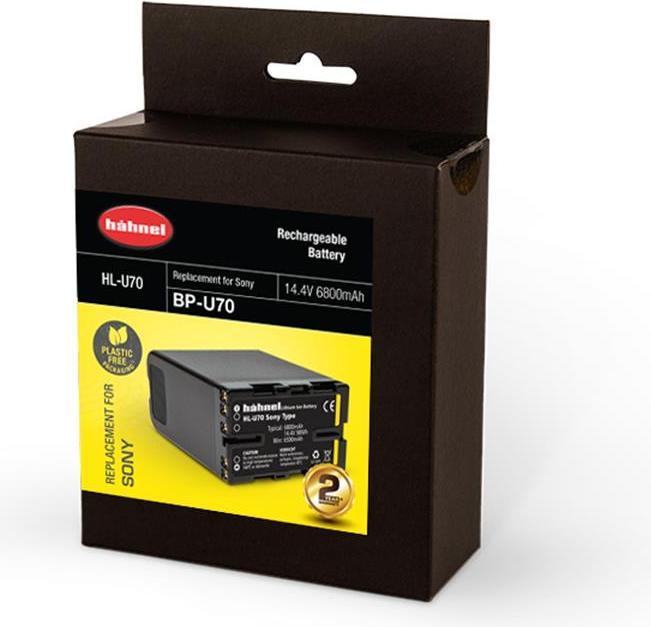 Produktbild Hähnel Fototechnik HL-U70 Kamera-Akku ersetzt Original-Akku (Kamera) BP-U70 14.4V 6800 mAh (Kamera Akku)