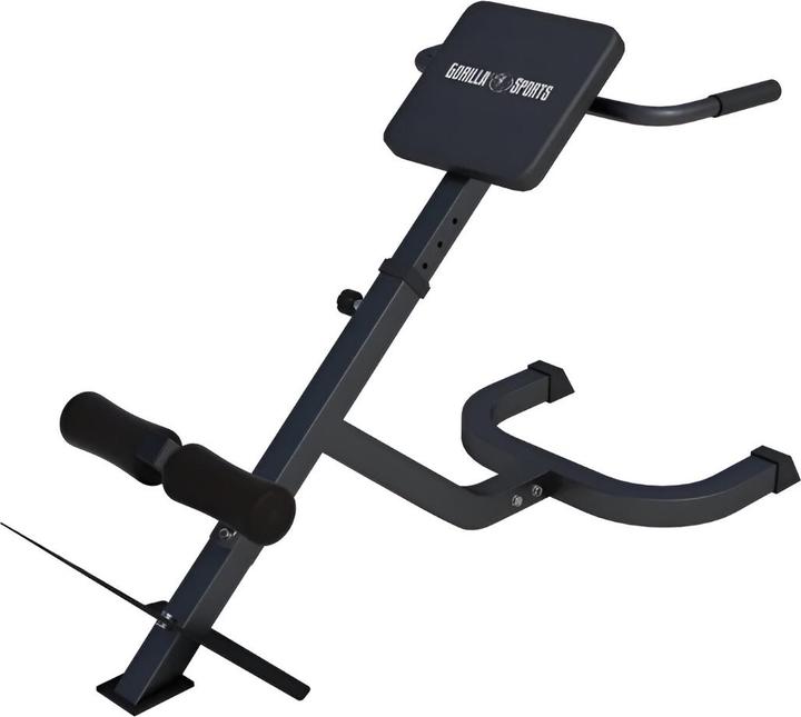 Gorilla Sports Hyperextension Schwarz