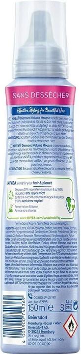 Actual product image NIVEA Diamant Volumen (150 ml, Volume foam)