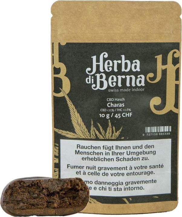 Produktbild Herba di Berna CBD Hasch Charas (10 g, Indoor)