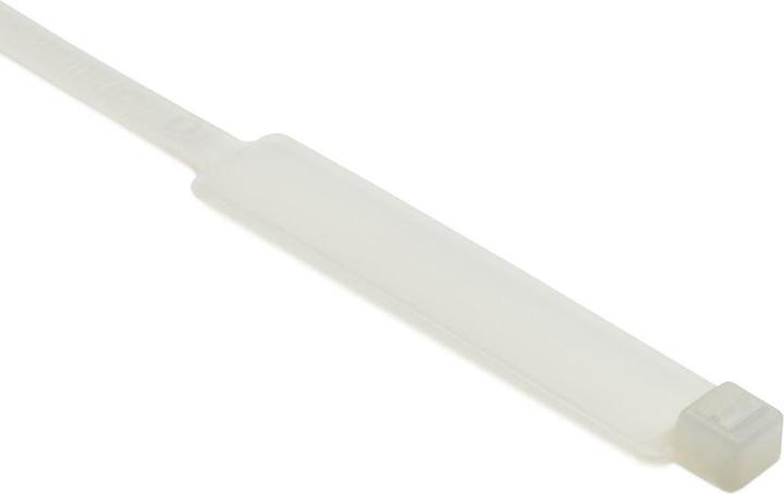 Image du produit HellermannTyton Collier de serrage pour marqueur de câble 28x12,5mm (Serre-câbles en plastique, 203 mm, 100 pcs)