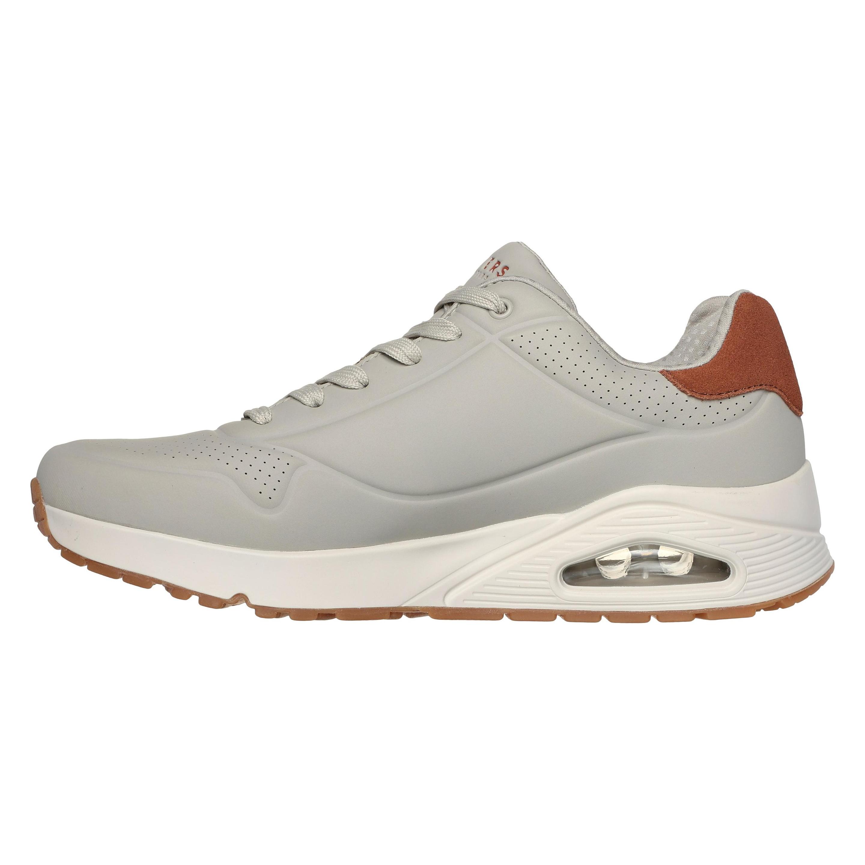 Skechers, Herren, Sneakers, Uno - Suited On Air - Heren Sneakers - Naturel, Grau, Beige, (42)
