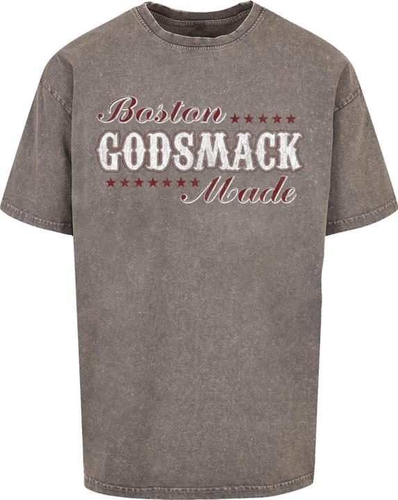 Produktbild Merchcode Godsmack - Boston Made Acid Washed Oversize Tee - 138045 (M)