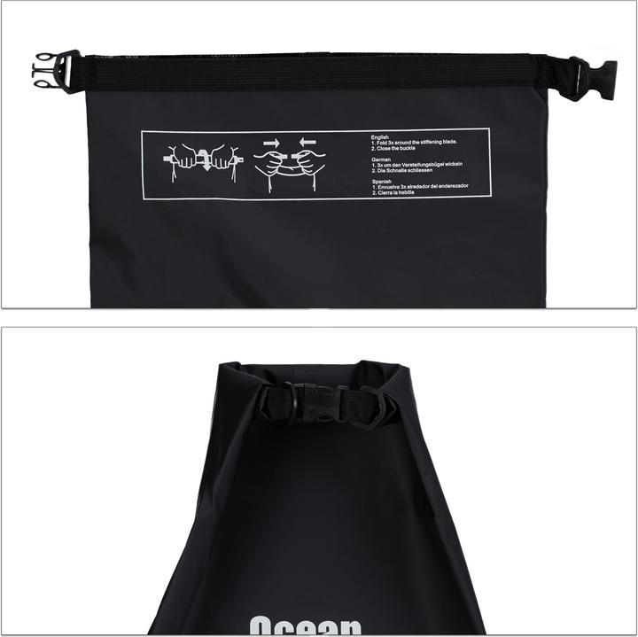 Actual product image Relaxdays Waterproof 5L Dry Bag (5 l)