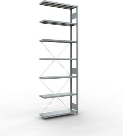 Produktbild Schulte Lagertechnik Stecksystem Anbauregal MULTIplus250 mit Kreuzstrebe