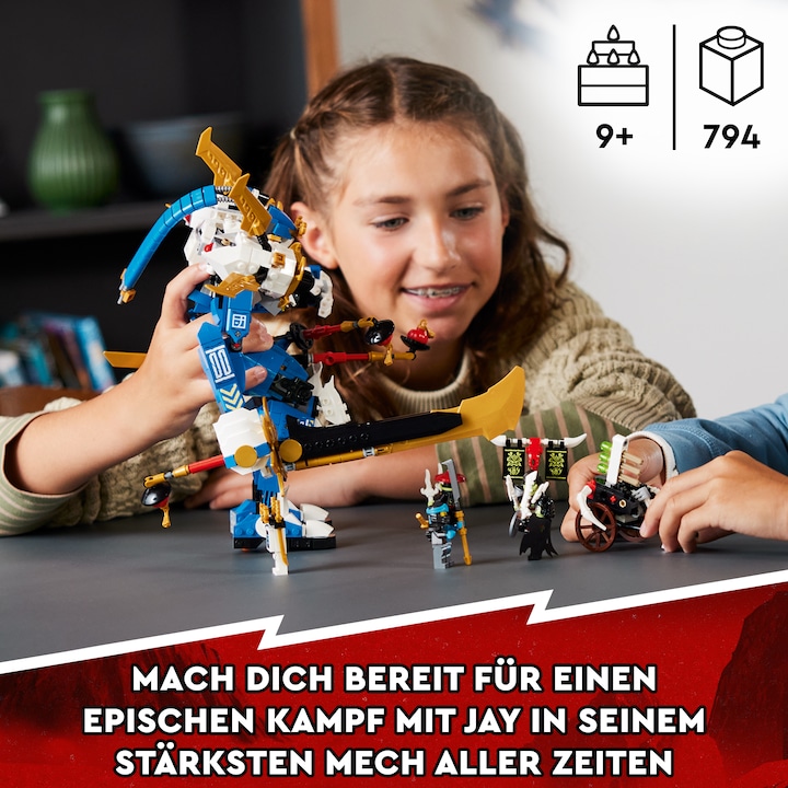 Actual product image LEGO Jay's Titan Mech (71785, LEGO Ninjago)