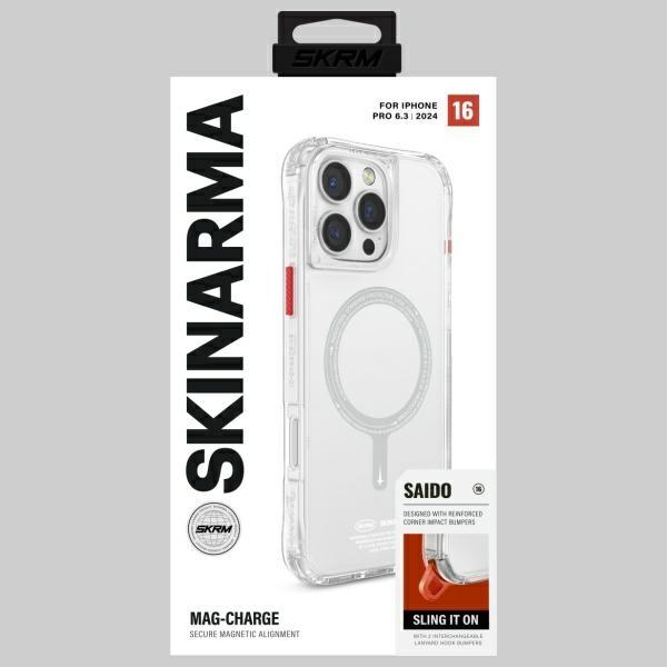 Produktbild Skinarma case Saido iPhone 16 Pro 6.3" Magnetic Charging clear (Apple iPhone 16 Pro)