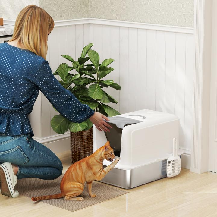 Image du produit PawHut Katzentoilette (Bac à litière fermé)