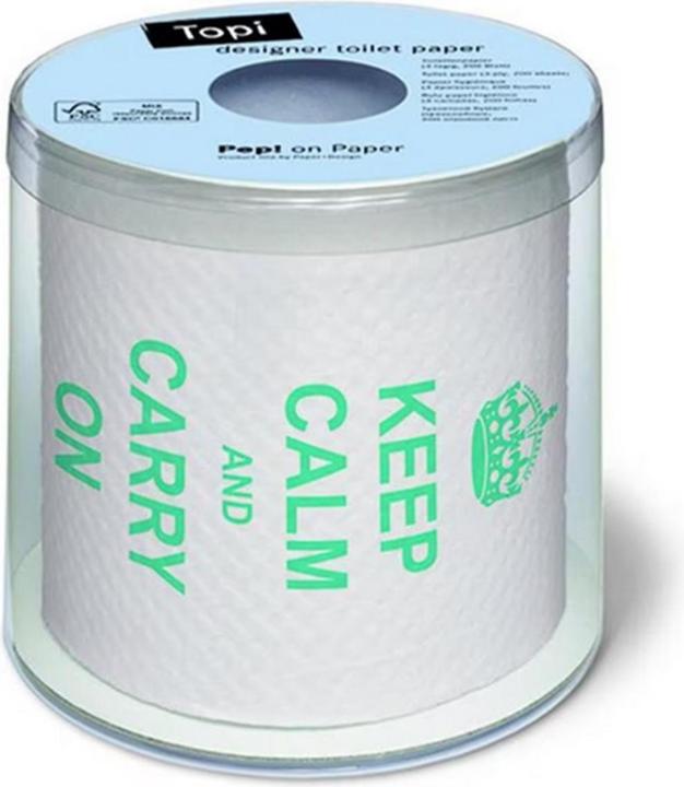 Produktbild Paper + Design Toilettenpapier Keep calm (1 x)
