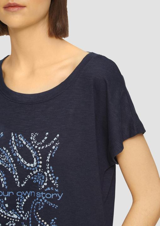 Actual product image S.Oliver T-Shirt T-Shirt im Relaxed Fit mit Artwork (36)