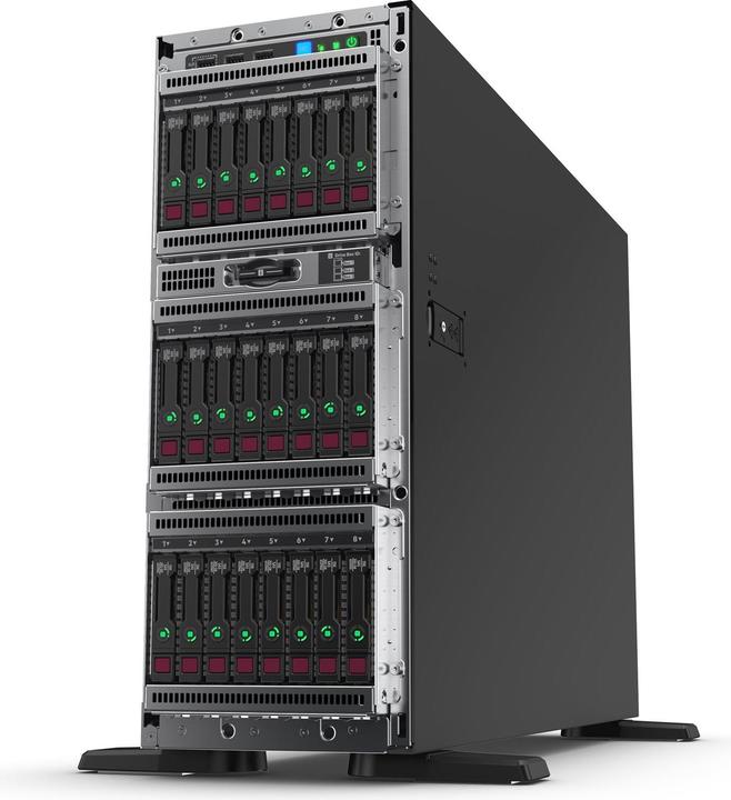 Actual product image HPE ProLiant ML350 Gen10 Performance - Server - Tower - 4U - two-way - 1 x Xeon S... (Intel Xeon Silver 4214R, 32 GB, Tower Server)