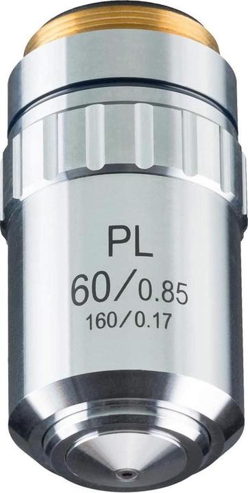 Image du produit Bresser Optique DIN-PL 60x, planachromatique 5941560 Objectif de microscope Convient à la marque