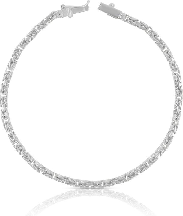 Immagine prodotto Muau Catena del Re (19 cm, Oro bianco 750/18 carati)