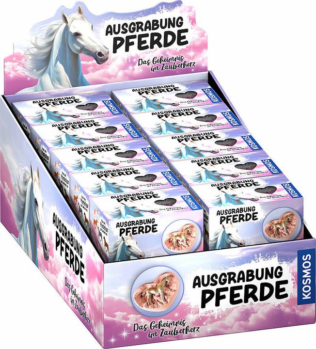 Kosmos Ausgrabung Pferde (20 Ex. im Display)
