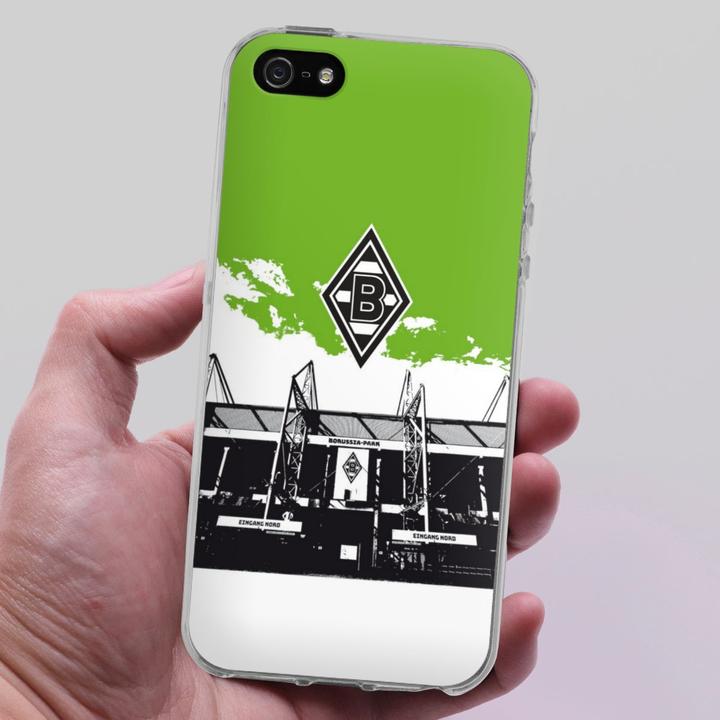 Produktbild DeinDesign Silikon Hülle für Apple iPhone 5s Handyhülle Case Smartphone Schutzhülle Borussia Mönchengladbach (Apple iPhone 5s)