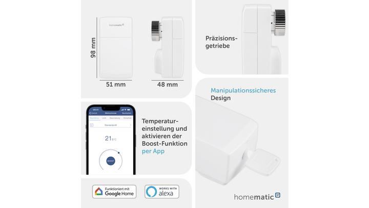 Produktbild Homematic IP Heizkörperthermostat kompakt 2