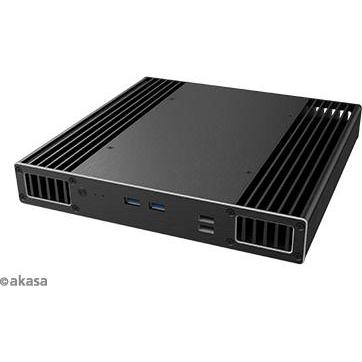 Akasa Plato TN UCFF-Gehäuse (Intel NUC), OEM (UCFF), PC Gehäuse, Schwarz