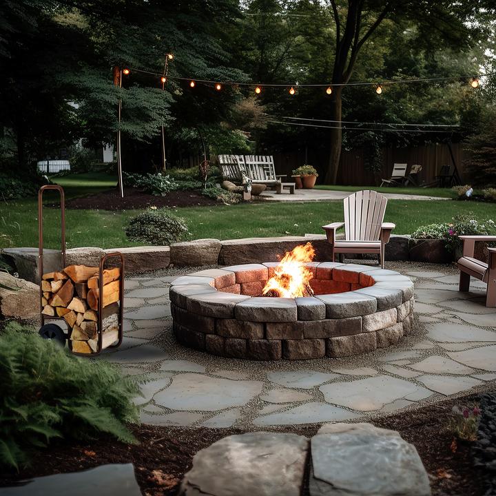 Produktbild Relaxdays Kaminholzwagen (41 x 45 x 109.5 cm)