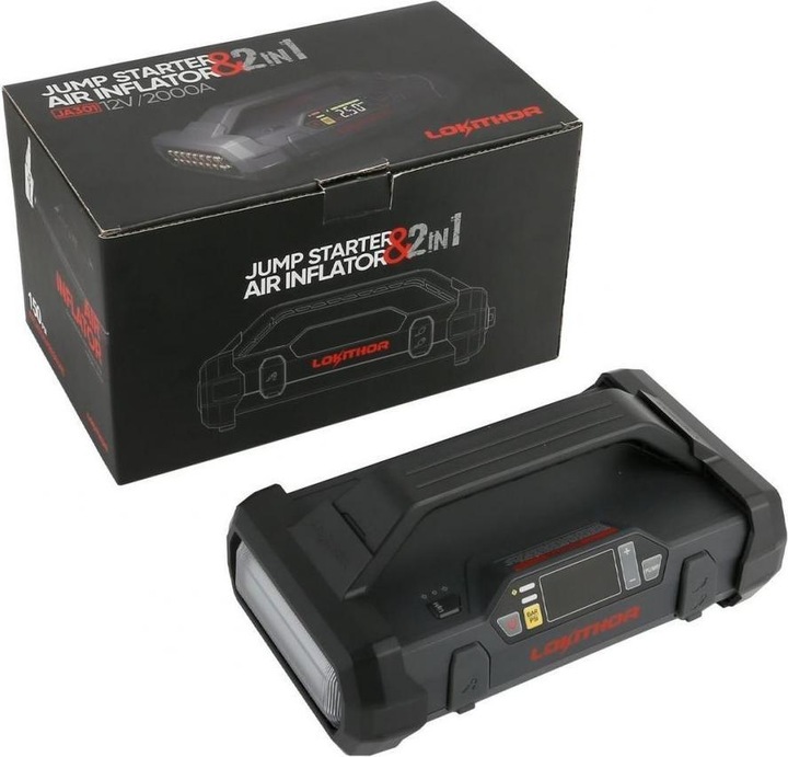 Produktbild Lokithor Jump Starter und Luftpumpe (2000 A, 20000 mAh)