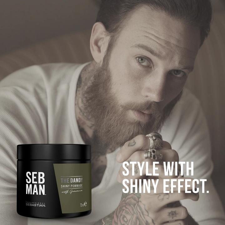 Produktbild Seb Man SEBMAN THE DANDY shiny pommade 75 ml (Haarwachs, 75 ml)