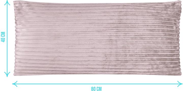 Actual product image Aspero 2 pillowcases in striped flannel 40x80 cm Mendoza - 9051 (Pillowcase, 40 x 80 cm)