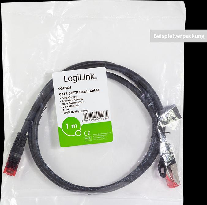 Image du produit LogiLink Câble réseau (S/FTP, CAT6, 0.50 m)