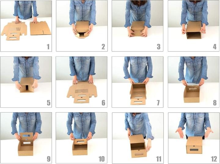 Actual product image BigDean 20 piece storage box (23 cm, 20x)