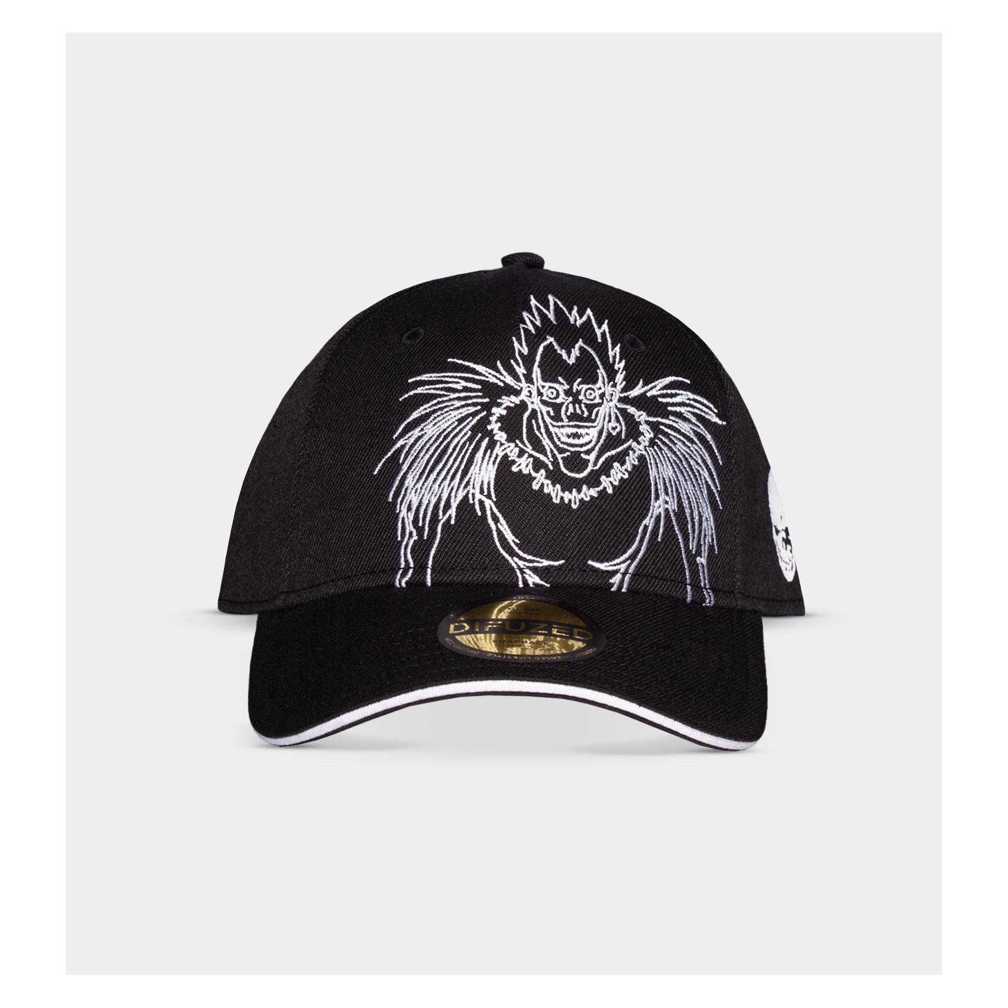 Difuzed, Mannen, Kappen, Death Note - Casquette, Zwart, (Eén Maat Voor Iedereen)