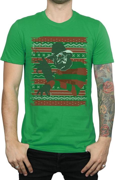 Image du produit Absolute Cult - T-shirt CHRISTMAS FAIR ISLE - Homme (S)