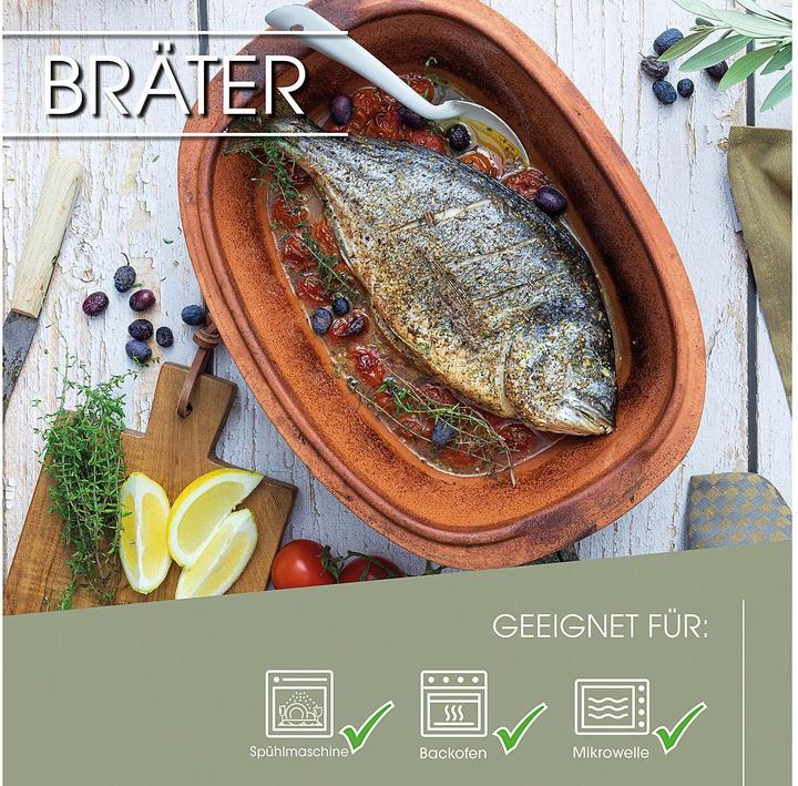Produktbild Römertopf Rustico (Bräter + Schmortopf, Keramik)