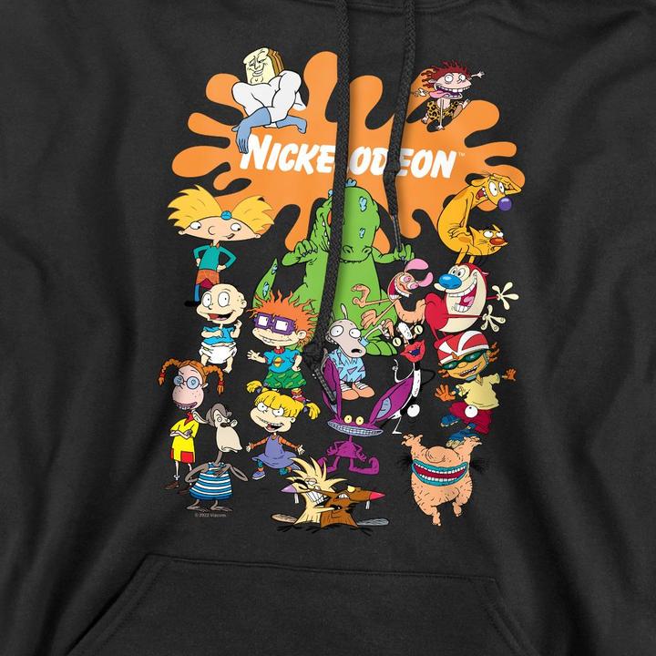 Immagine prodotto Nickelodeon Felpa con Cappuccio Gruppo Splat Uomo (XXL)