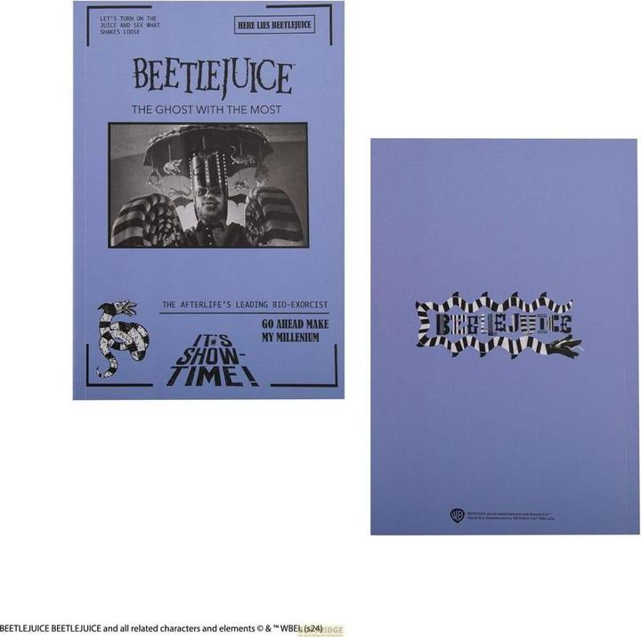Image du produit Cinereplicas Beetlejuice Carnet de notes It's Show Time (Blanc, Couverture souple)