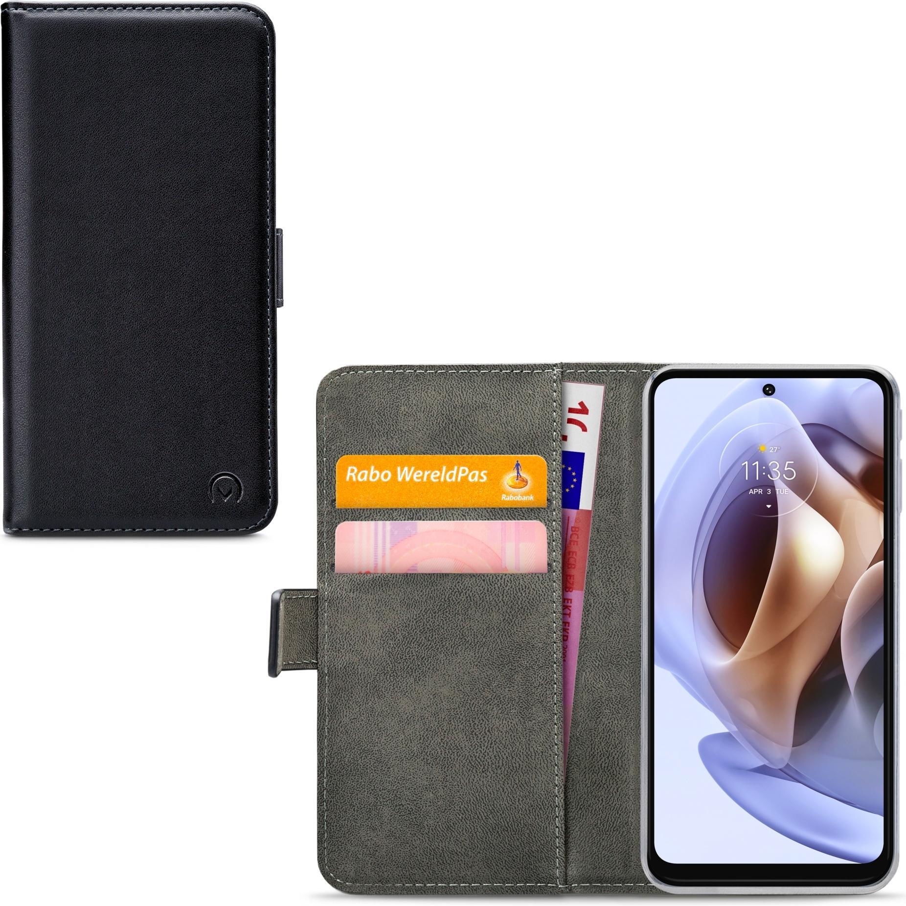 Mobilize Klassische Gelly-Geldbörse (Motorola Moto G31, Motorola Moto G41), Smartphone Hülle, Schwarz