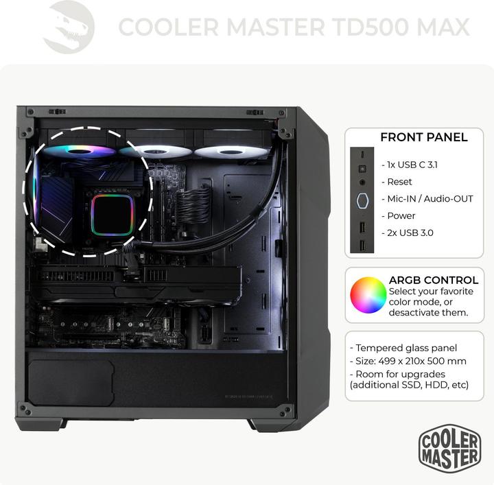 Produktbild Sedatech Ultimate Gaming PC - UCCP515I1I1HF (2000 GB, 32 GB, AMD Ryzen 9 9950X3D, GeForce RTX 5070 Ti)
