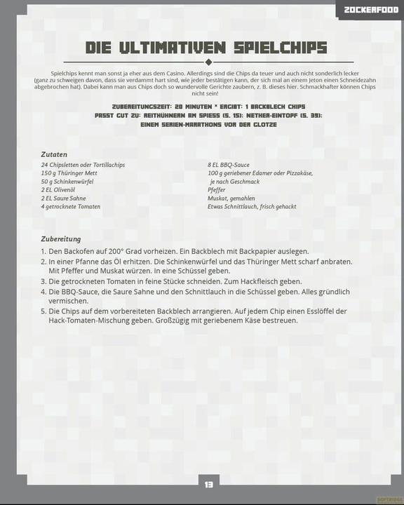 Produktbild Panini Das ultimative inoffizielle Kochbuch für Minecrafter (Deutsch, Tom Grimm, 2017)